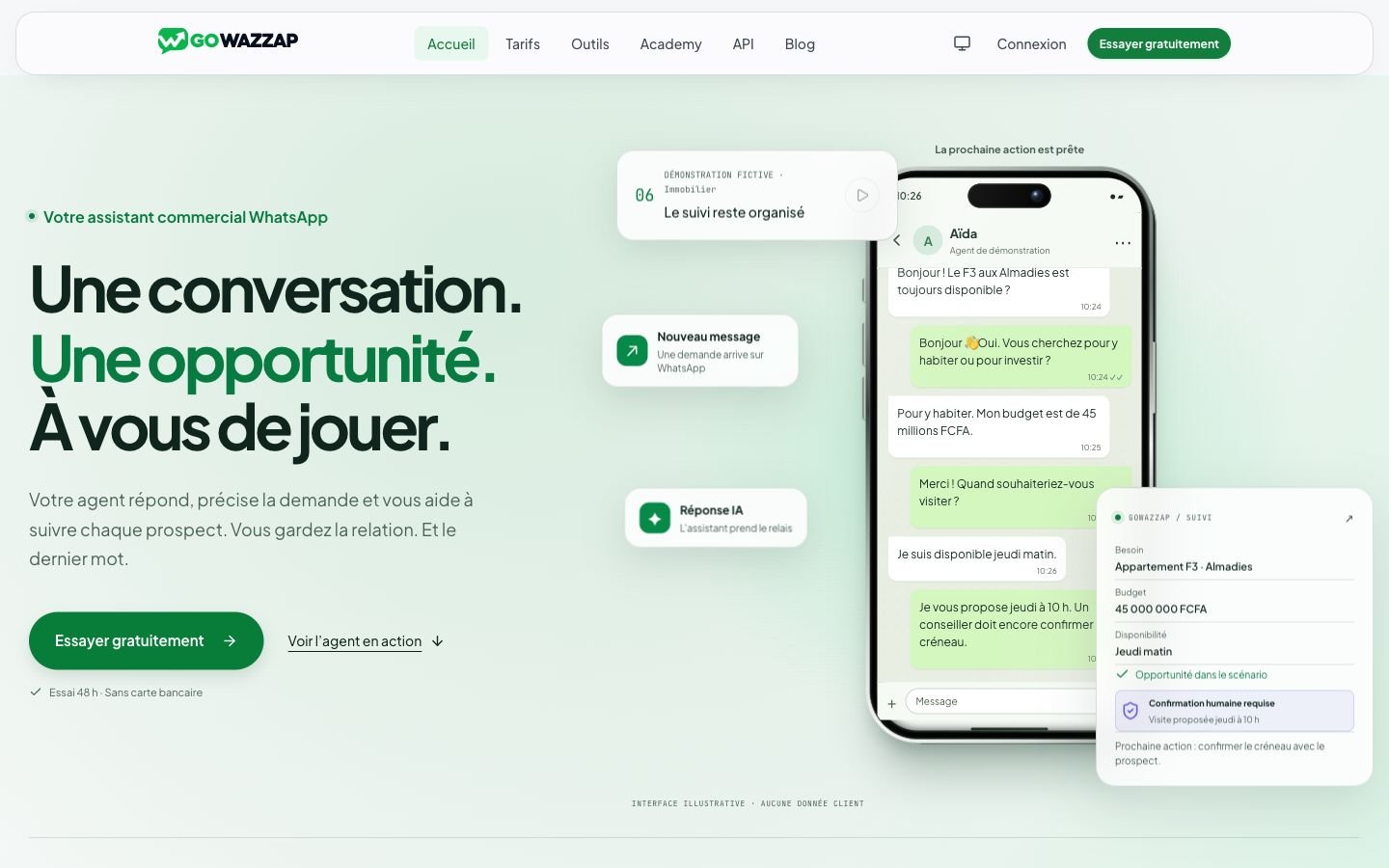 Gowazzap — Page d’accueil